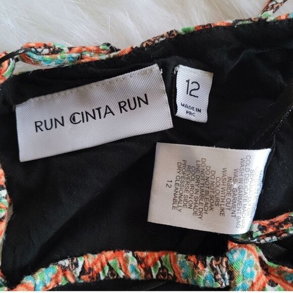 New Run Cinta Run Open Back Crop Top Size 12 - Picture 6 of 6